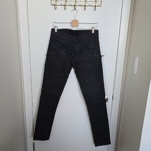 J Brand Black Moto Pants